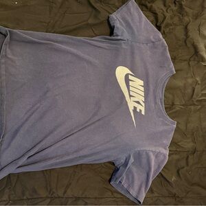 Nike Indigo Tee with White Swoosh